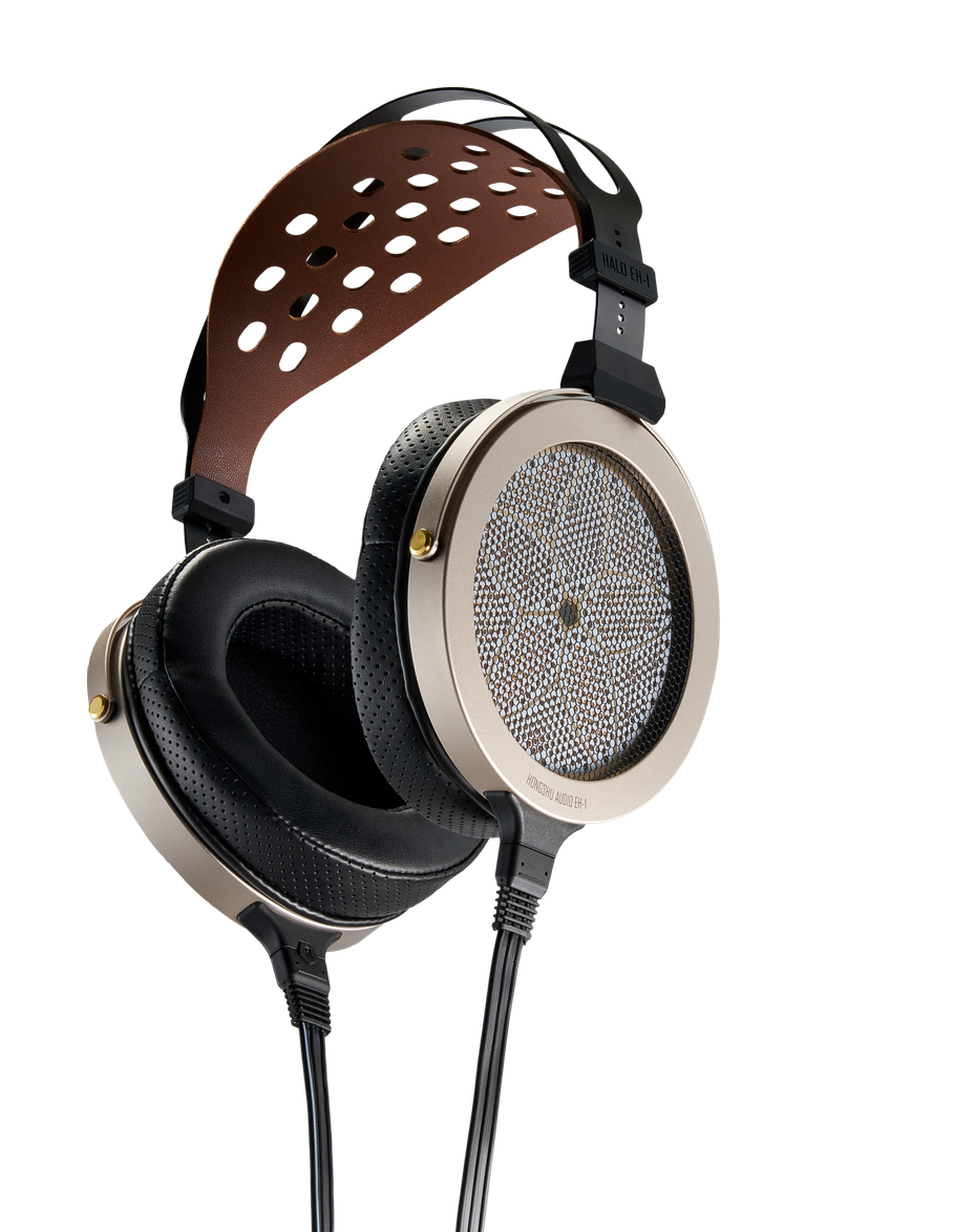 HONGSHU EH-1 electrostatic headphones front angle